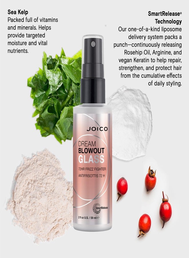 Joico Dream Blowout Glass 72-Hour Frizz Fighter | Humidity Control | Glass-Like Shine | Hydrate & Smooth | For Most Hair Types | 1.7 Fl Oz - Image 4